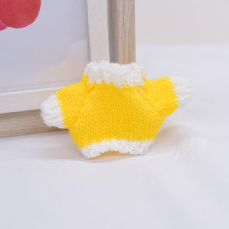 Wholesale Wholesale 10cm Handdog Doll Replacement Clothes Sweater Toy Cotton Doll Accessories Finished Dress-up Accessories